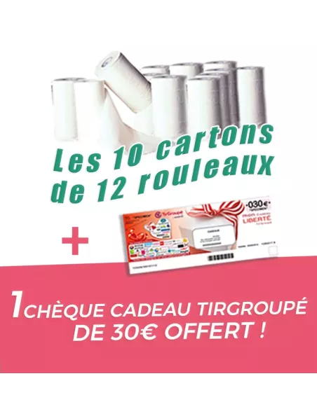 Essuie-tout compact : carton de 12 rouleaux