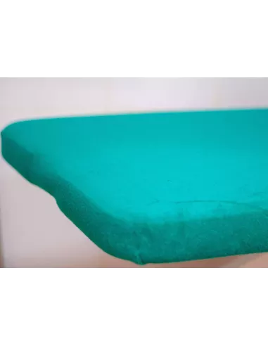 Drap housse éponge : vert bouteille