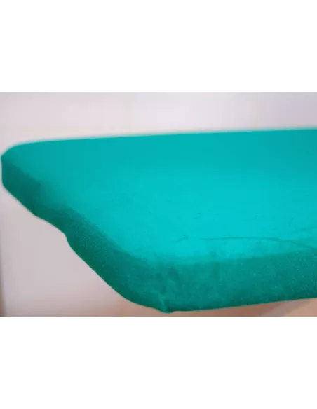 Drap housse éponge : Vert Amande
