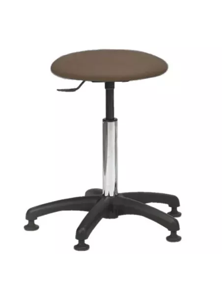 Tabouret sur patins - piètement ABS noir