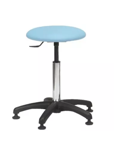 Tabouret sur patins - piètement ABS noir