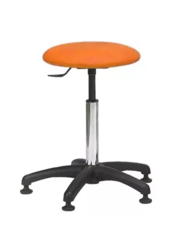 Tabouret sur patins - piètement ABS noir