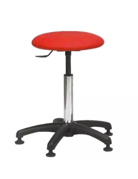 Tabouret sur patins - piètement ABS noir