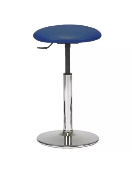 Tabouret sur patins - piètement ABS noir