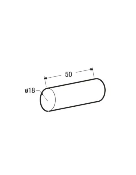 Coussin cylindrique - 50xØ18 cm
