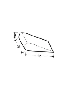 Coussin cale - 35x35x9 cm 2