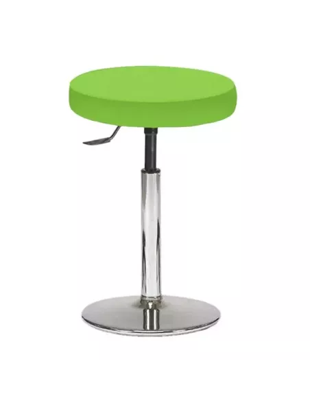 Tabouret sur patins - piètement ABS noir