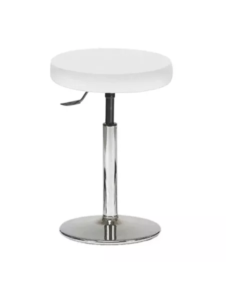 Tabouret sur patins - piètement ABS noir