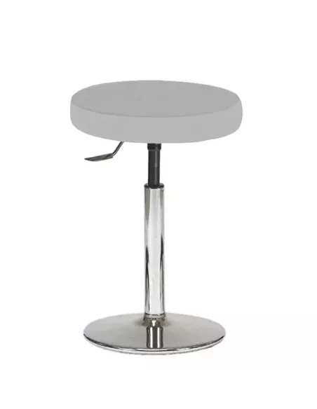 Tabouret sur patins - piètement ABS noir