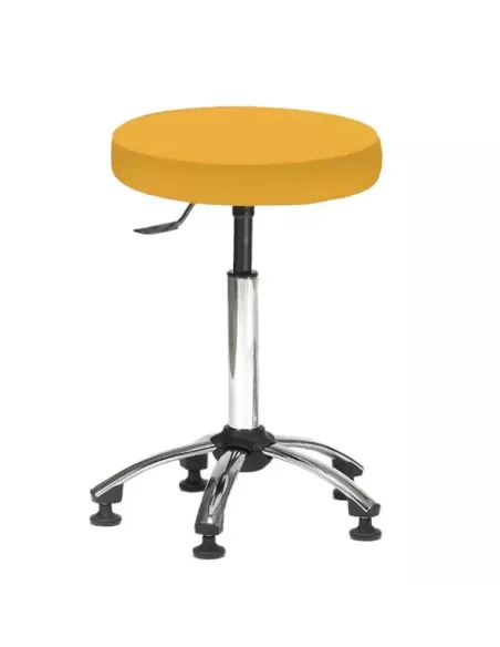 Tabouret sur patins - piètement ABS noir