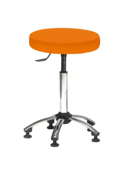 Tabouret sur patins - piètement ABS noir