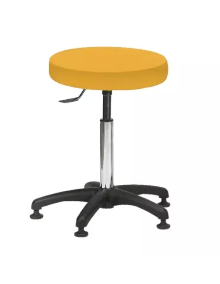 Tabouret sur patins - piètement ABS noir