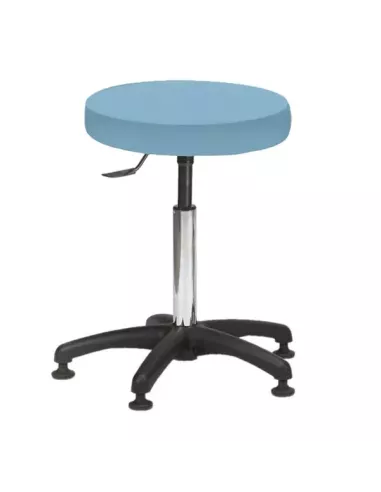 Tabouret sur patins - piètement ABS noir