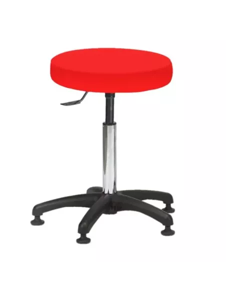 Tabouret sur patins - piètement ABS noir