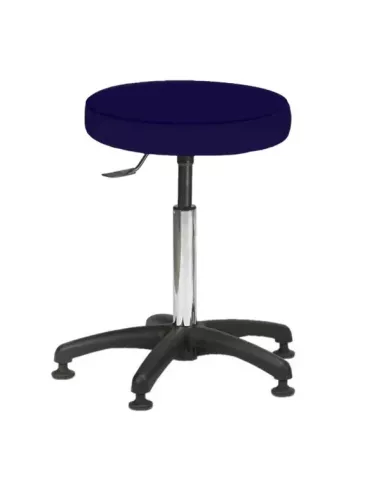 Tabouret sur patins - piètement ABS noir