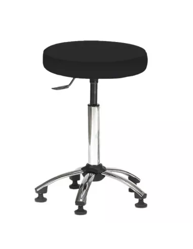 Tabouret sur patins - piètement ABS noir