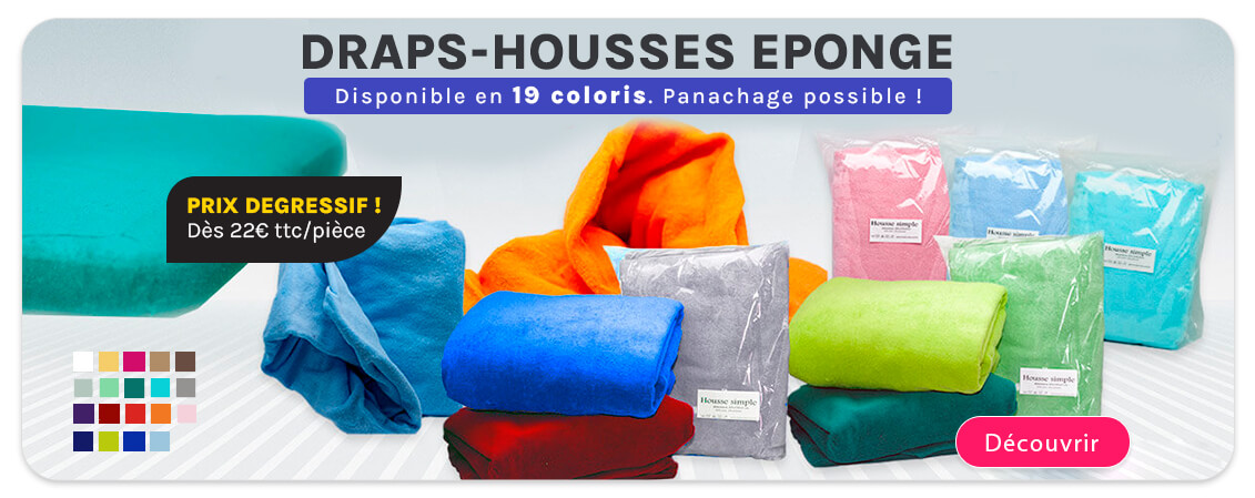 Draps-housses en eponge